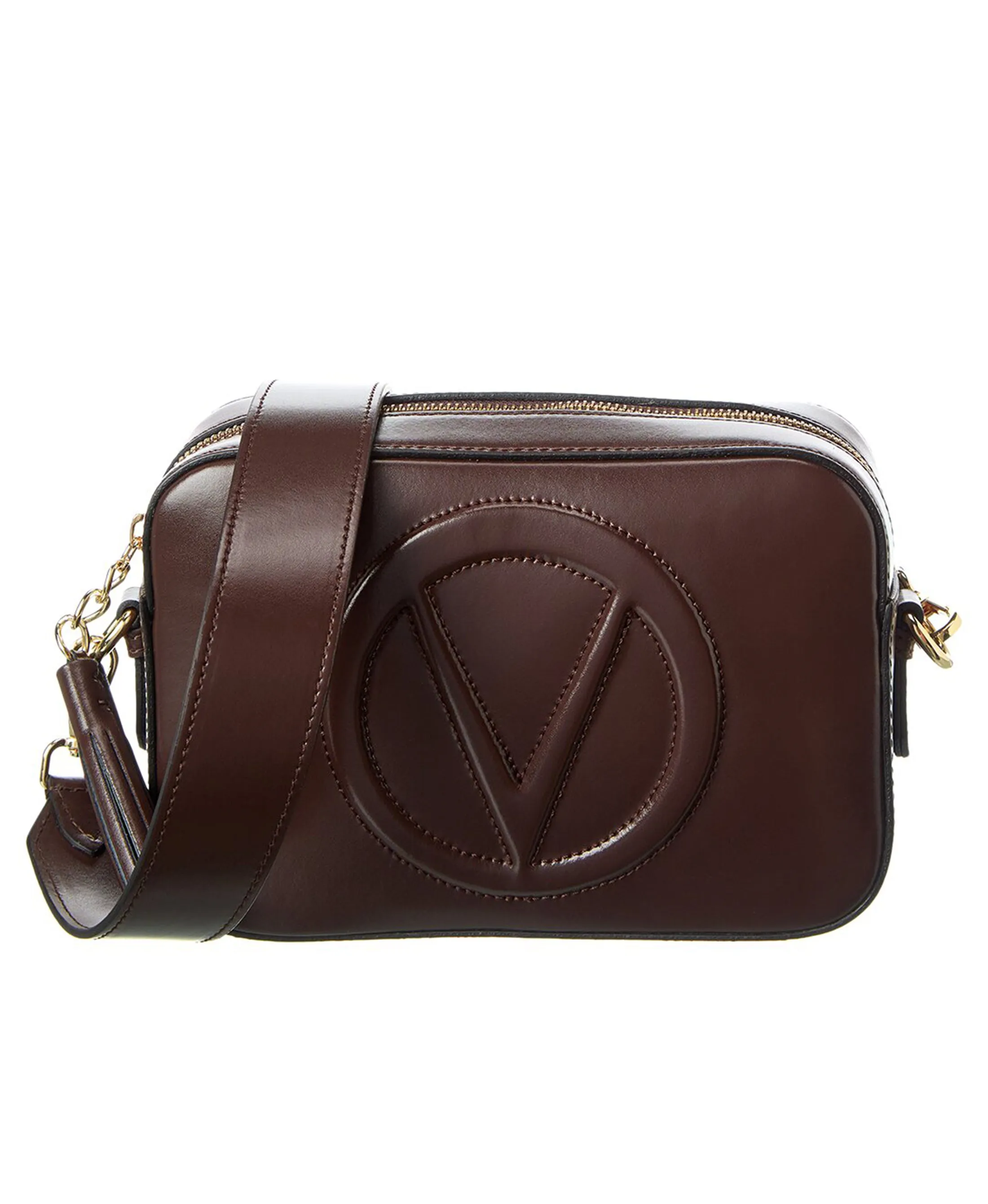 Leather Logo Crossbody Bag