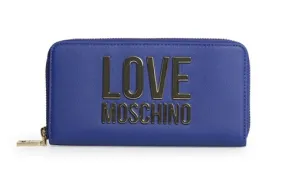 Love Moschino Logo Plaque Zipped Wallet