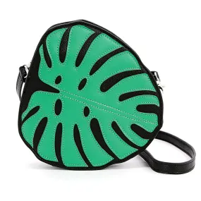 Monstera Leaf Crossbody Bag