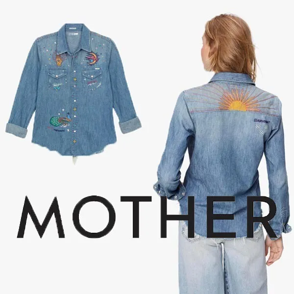 MOTHER  |Casual Style Denim Shirts & Blouses