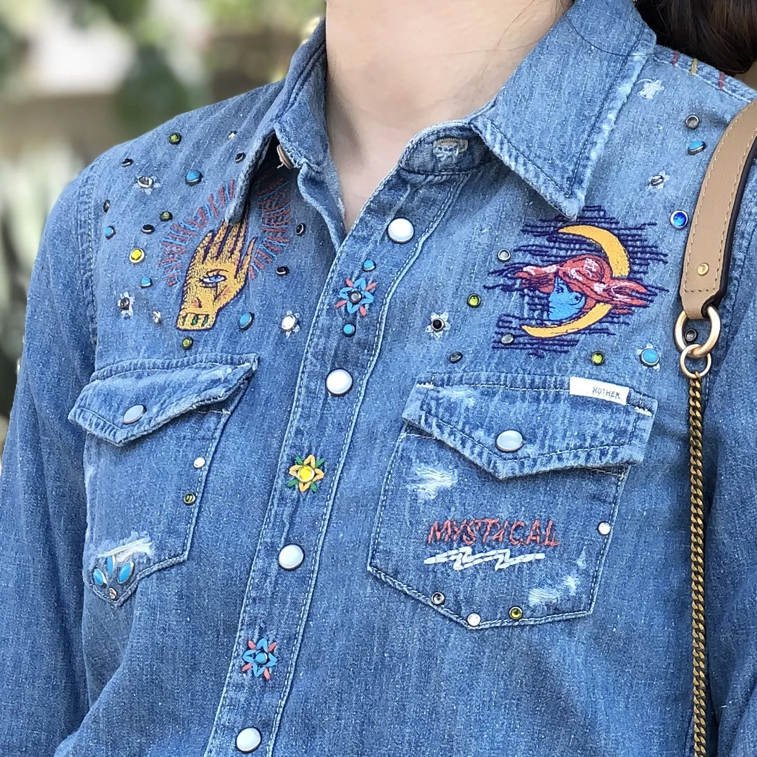 MOTHER  |Casual Style Denim Shirts & Blouses