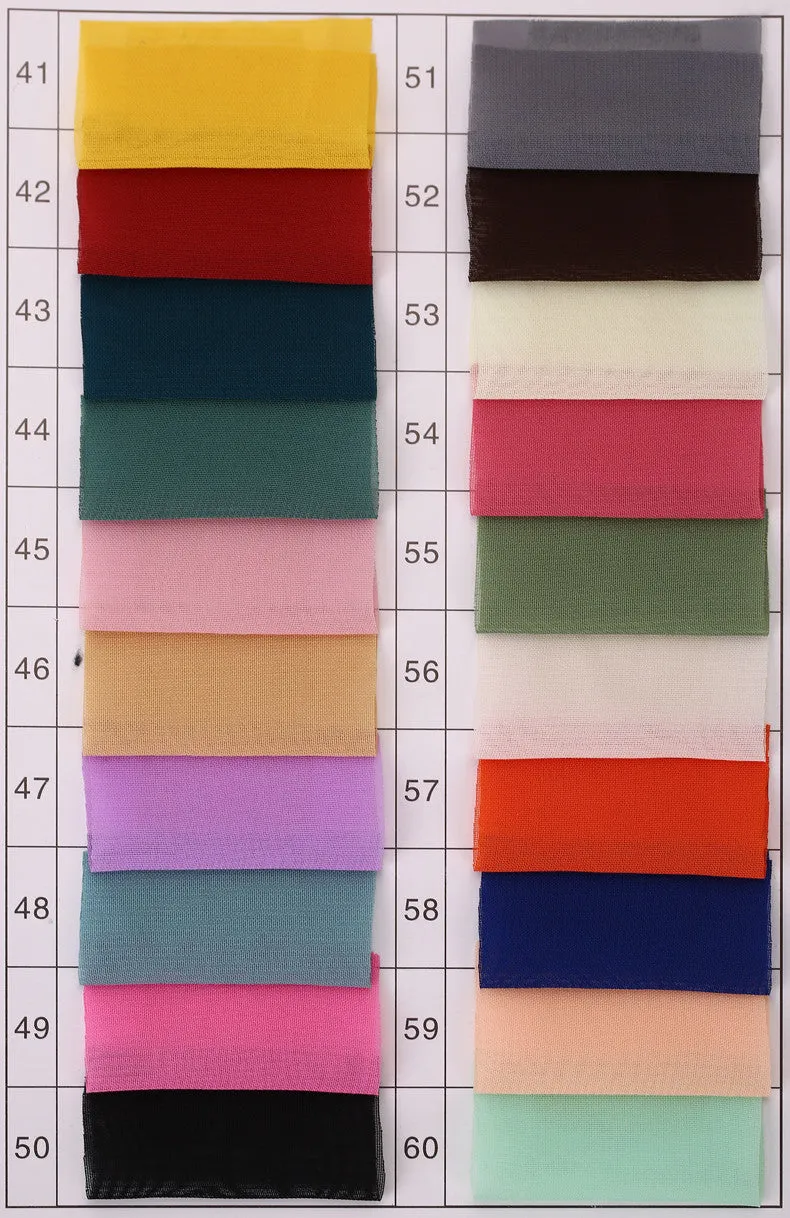 Multicolor Chiffon Fabric