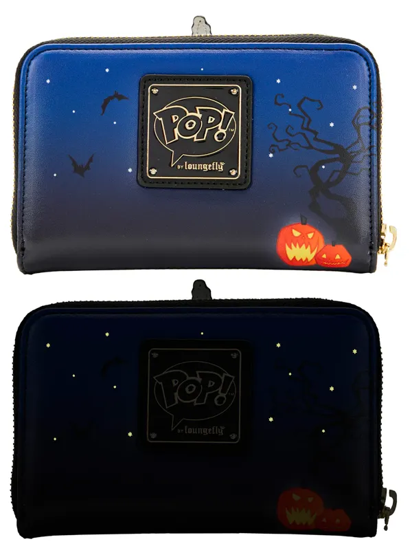 Nightmare Before Christmas Jack Skellington Zip Wallet