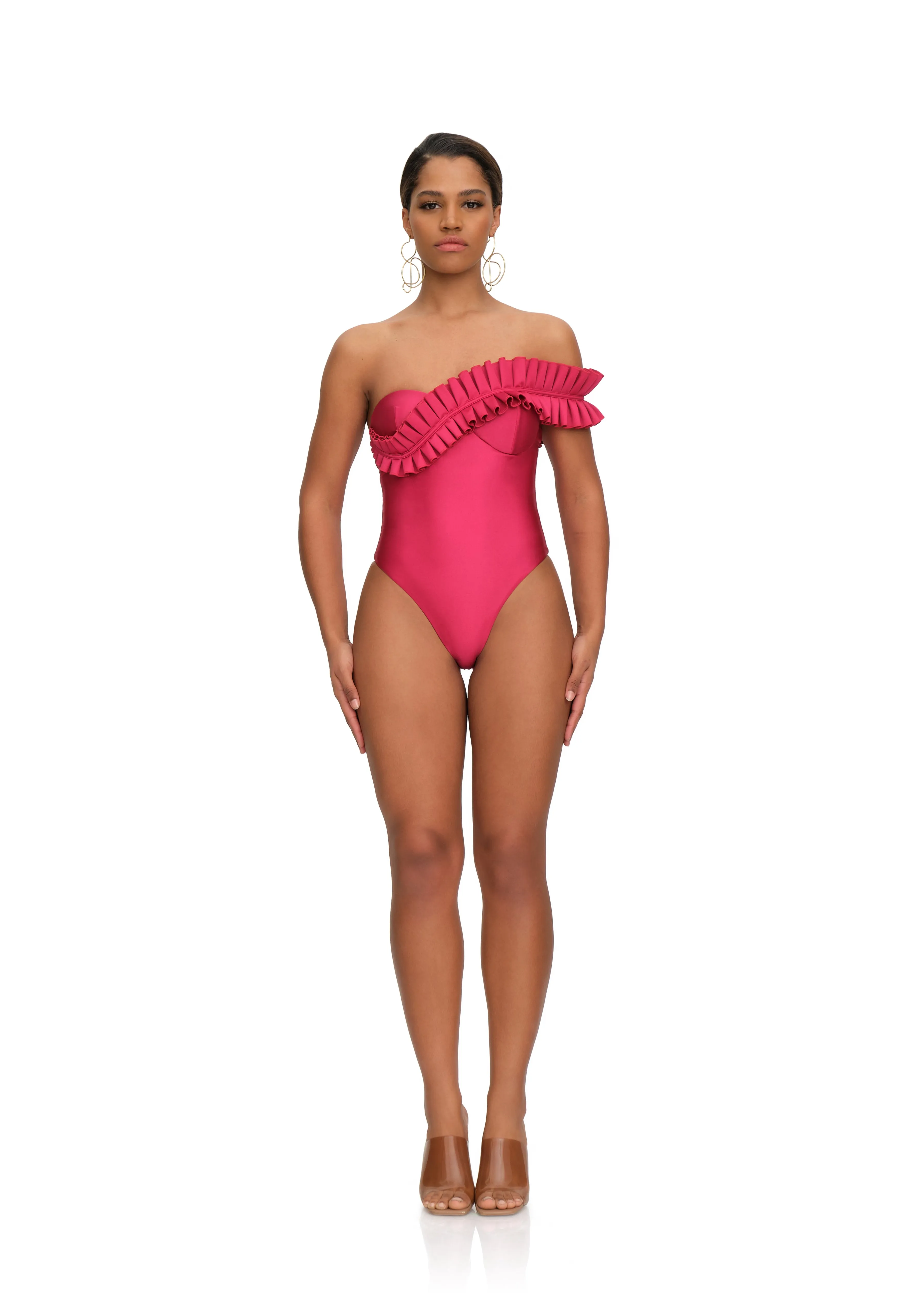 NISI ONE PIECE SWIMSUIT - RUBY