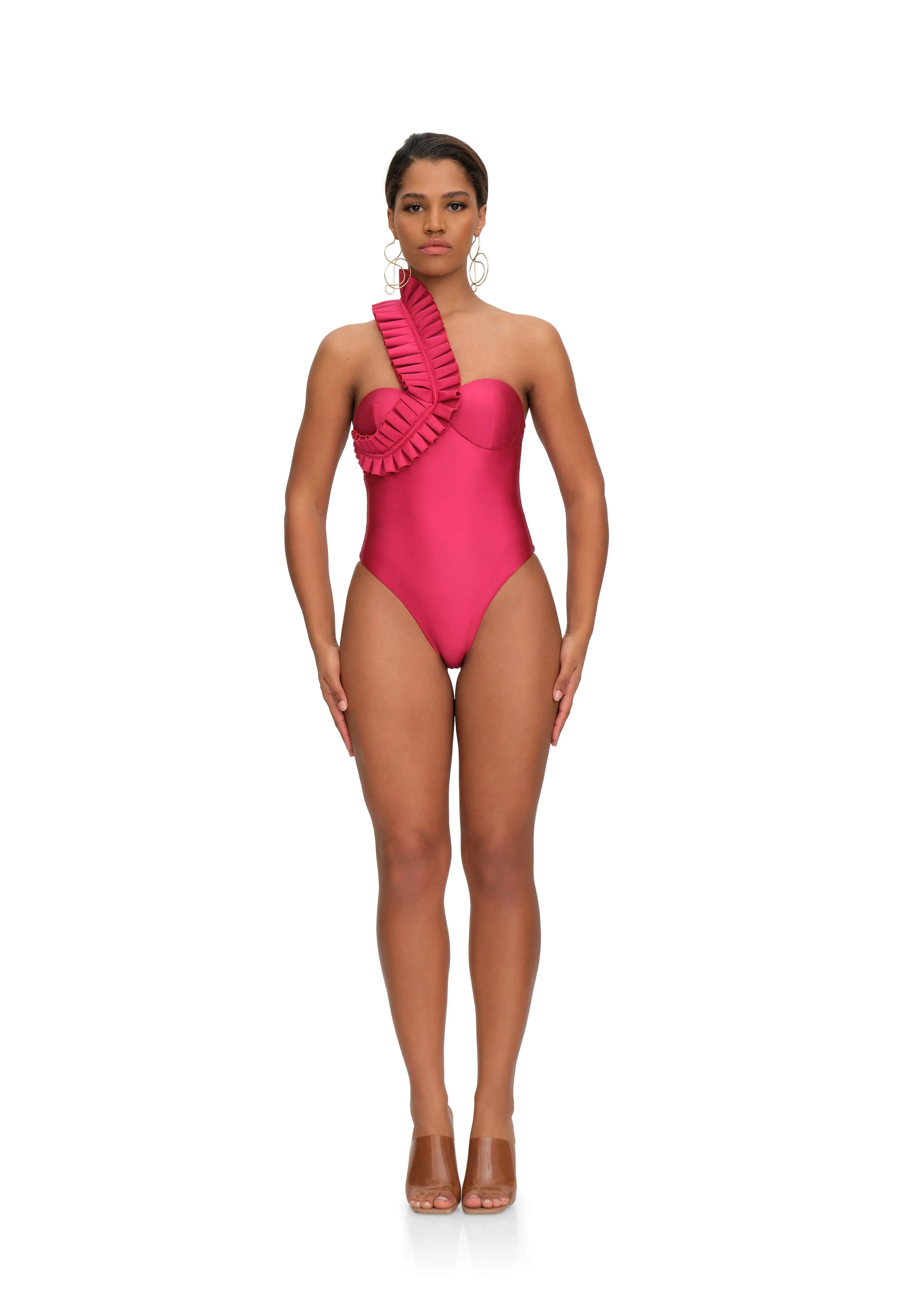 NISI ONE PIECE SWIMSUIT - RUBY