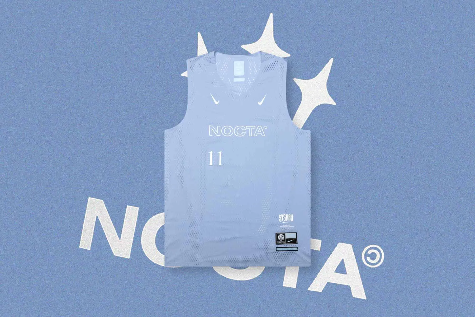 NOCTA Jersey - Cobalt Bliss/White