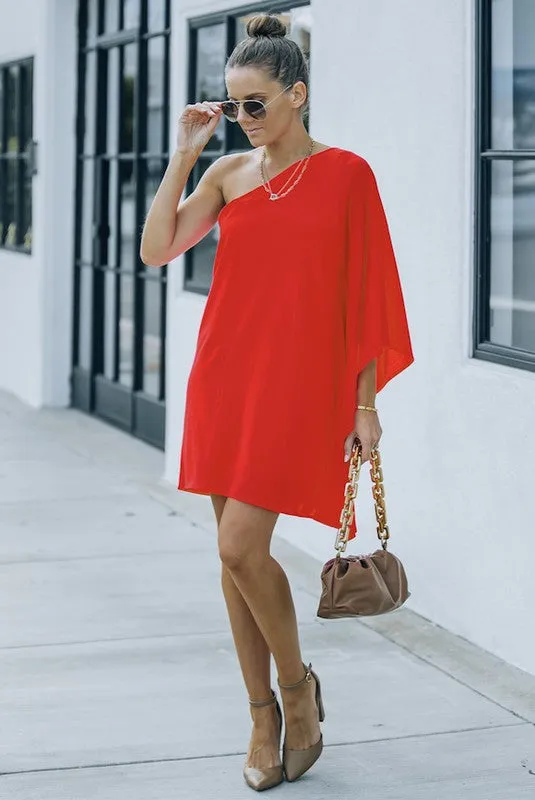 One Shoulder Statement Dress