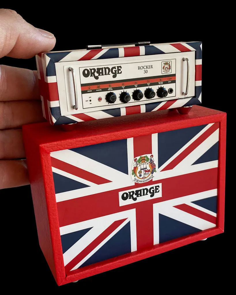 ORANGE ROCKER 30 UK FLAG STACK MINI AMP