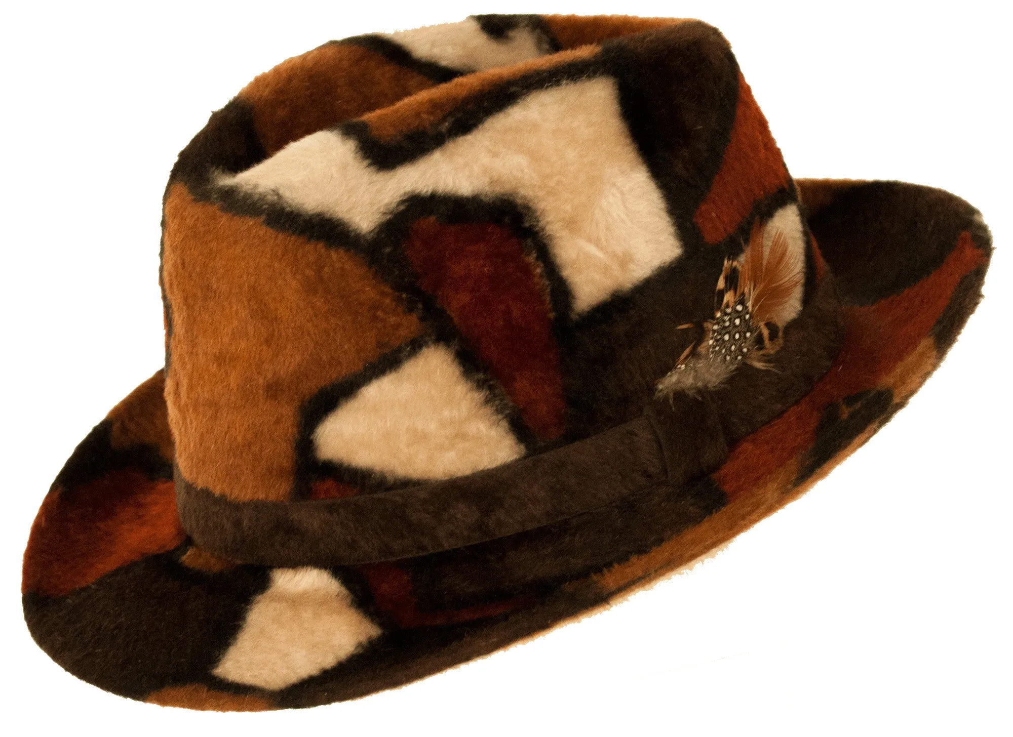 Plaza Long Hair Beaver Felt Multicolor Hat