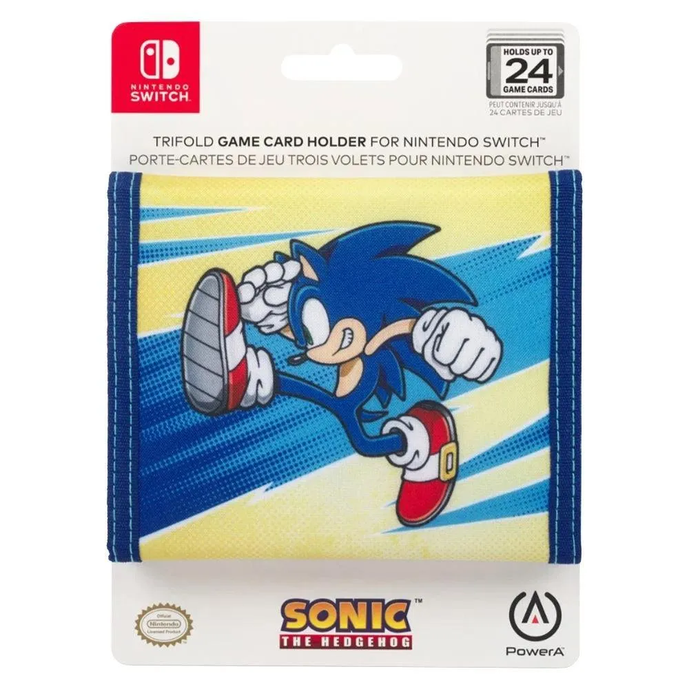 PowerA Trifold Game Card Holder for Nintendo Switch Sonic Kick