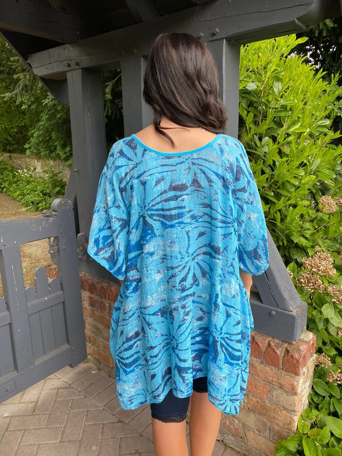 Printed Leaf Tunic Jessie