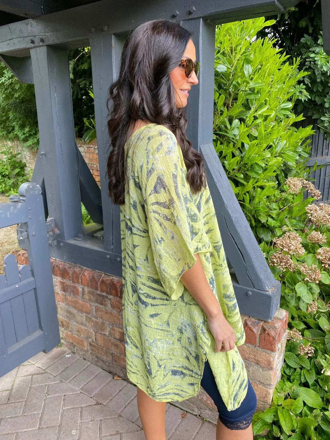 Printed Leaf Tunic Jessie