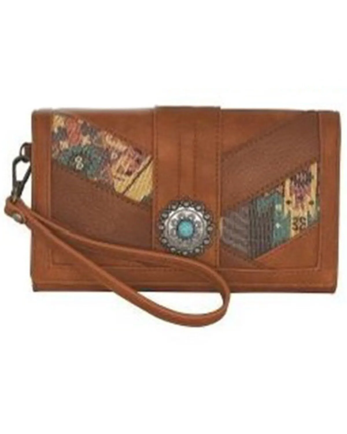 Product Name:  Catchfly Women's Sunset Renegade Southwestern Print Inlay Clutch Wallet