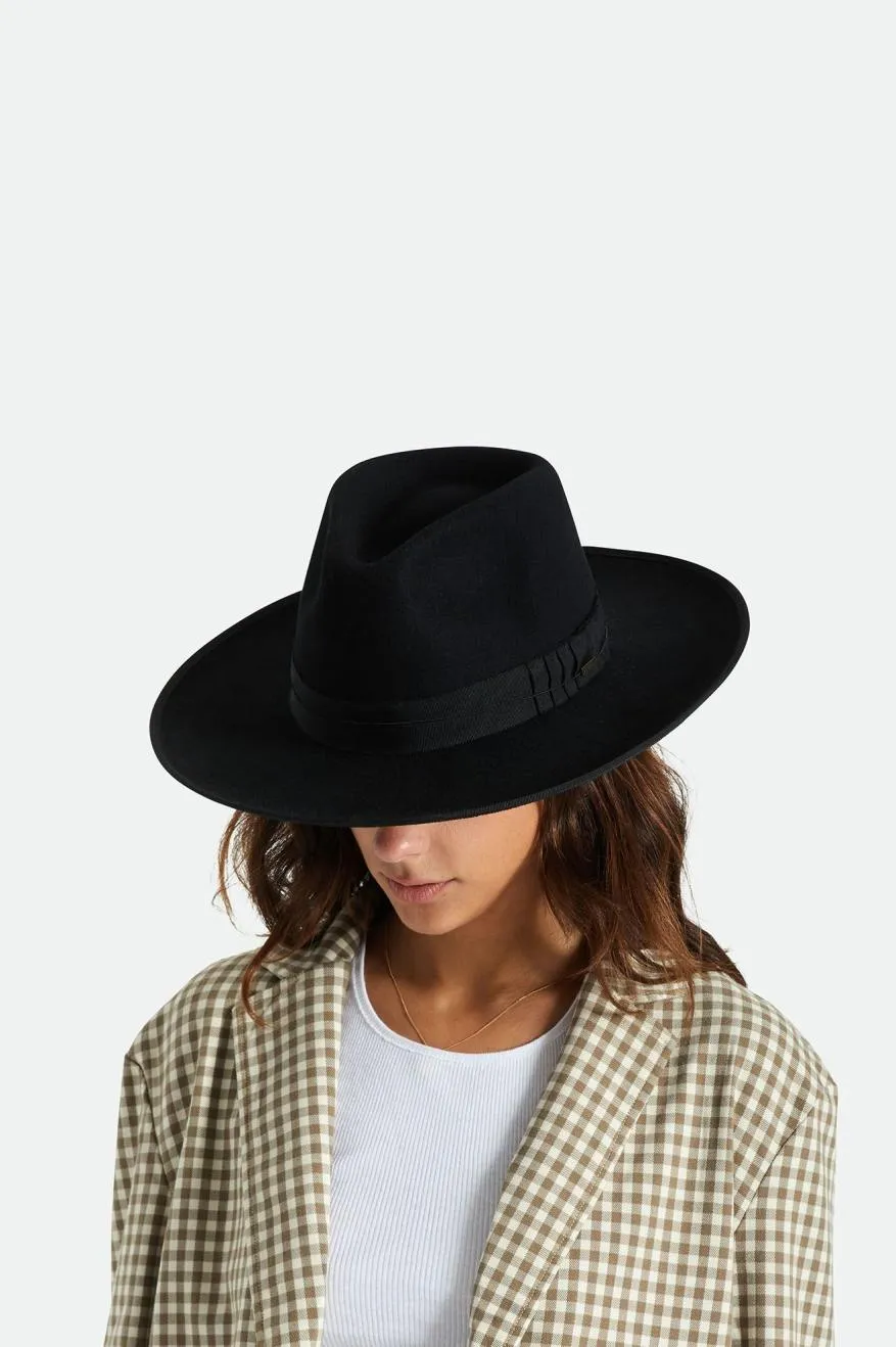 Reno Fedora - Black/Black