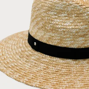 Rhea Wheat Braid Fedora