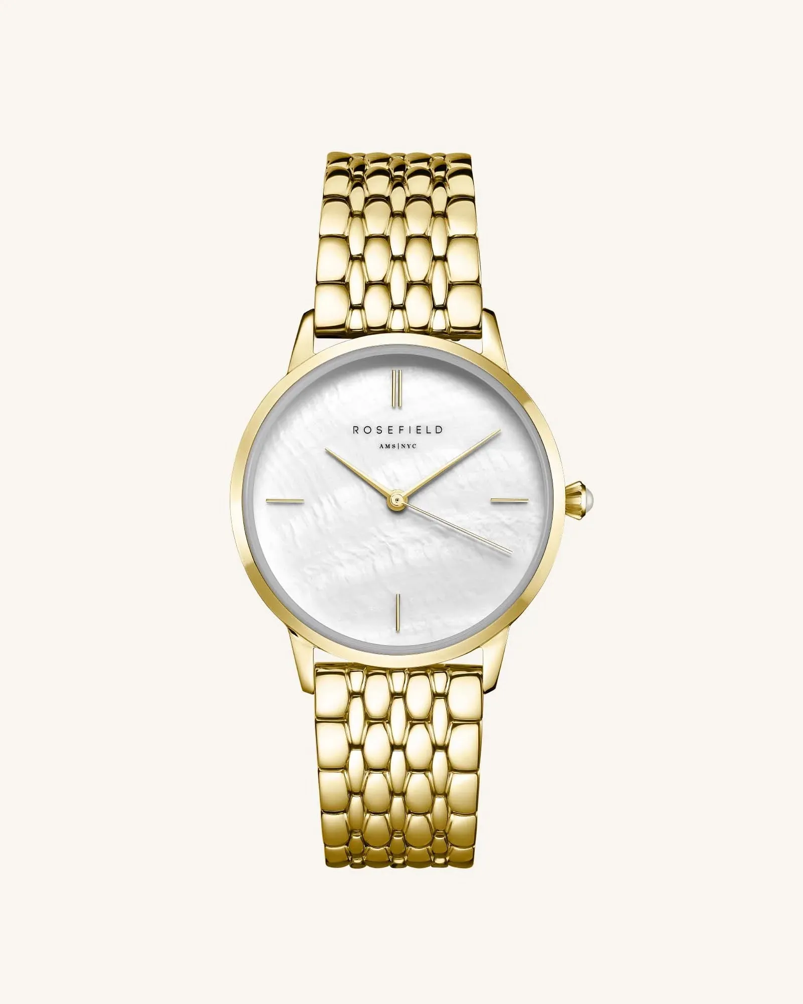 Rosefield - Pearl Edit Gold Watch