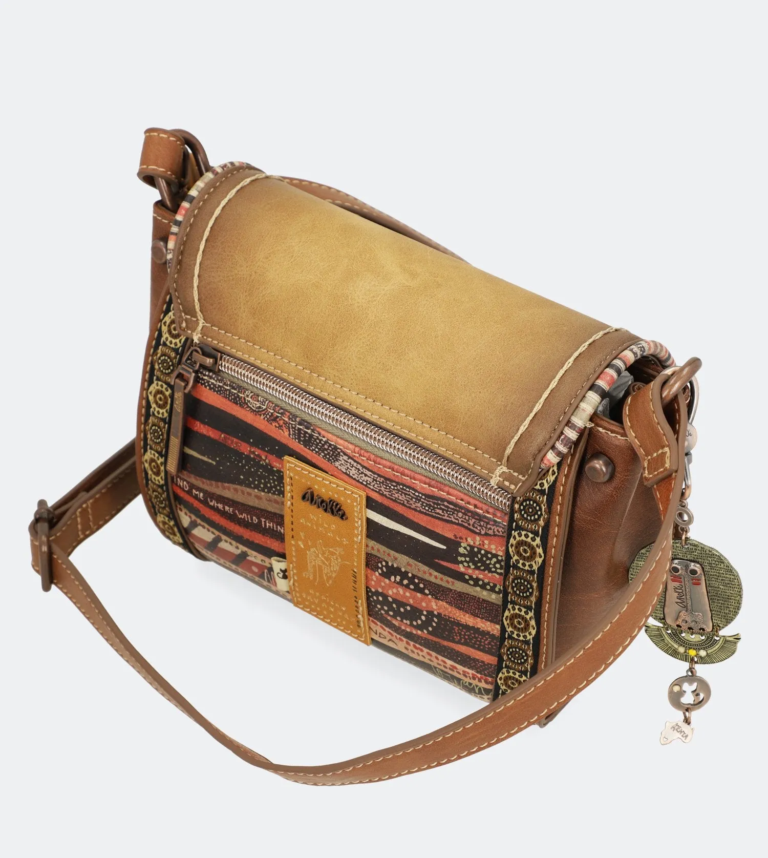 Safari Fusion Crossbody bag with a flap