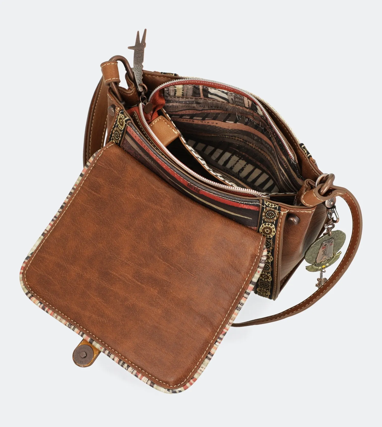 Safari Fusion Crossbody bag with a flap