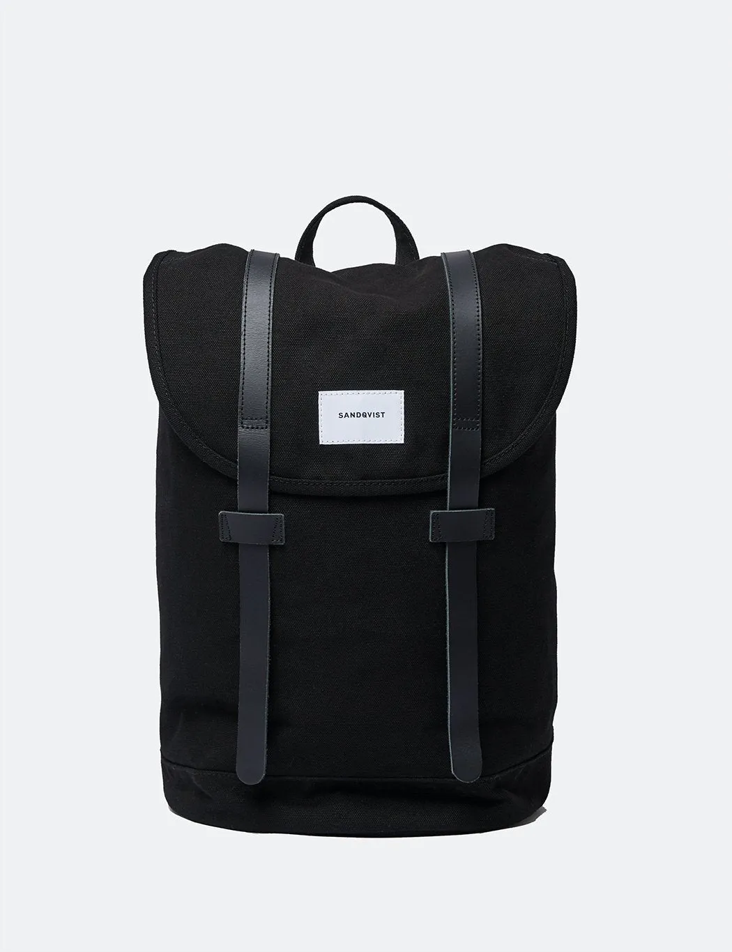 Sandqvist Stig Backpack (Canvas) - Black/Black