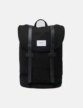 Sandqvist Stig Backpack (Canvas) - Black/Black