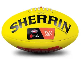 Sherrin AFL Leather AFLW Replica  4408/WOM/YEL/REPLICA