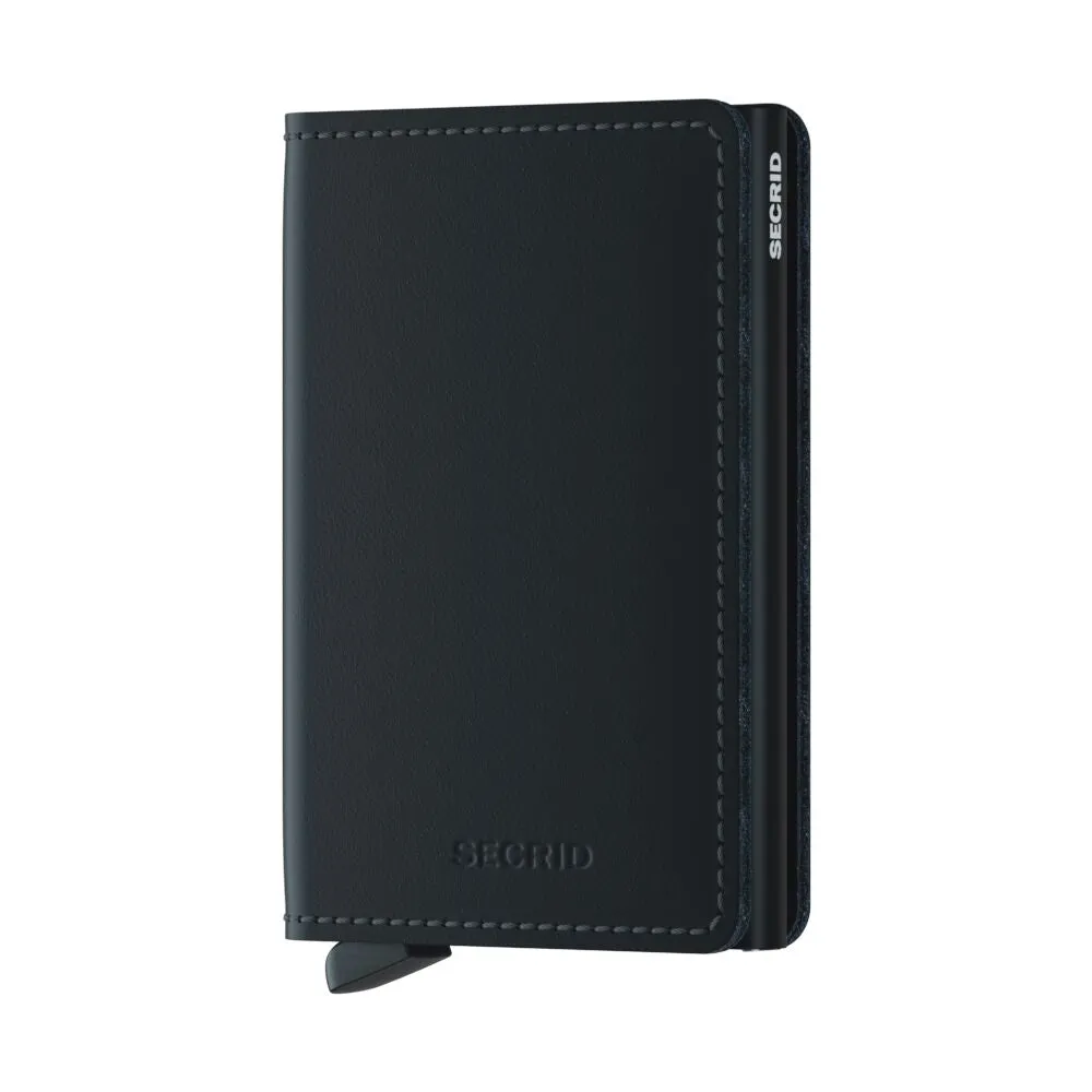 Slim Wallet Matte Black