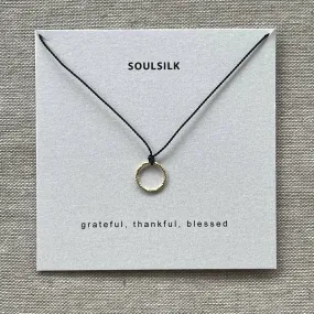 Soulsilk - Gold Ring Necklace