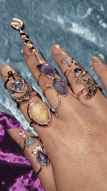 Sparkling Gemstone Rings (Choose your selection)