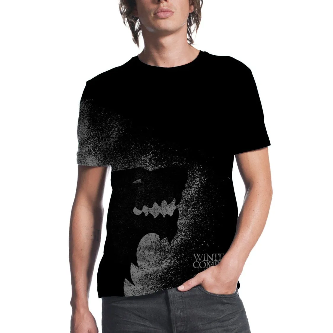 Stark Splatter T-Shirt: Game of Thrones