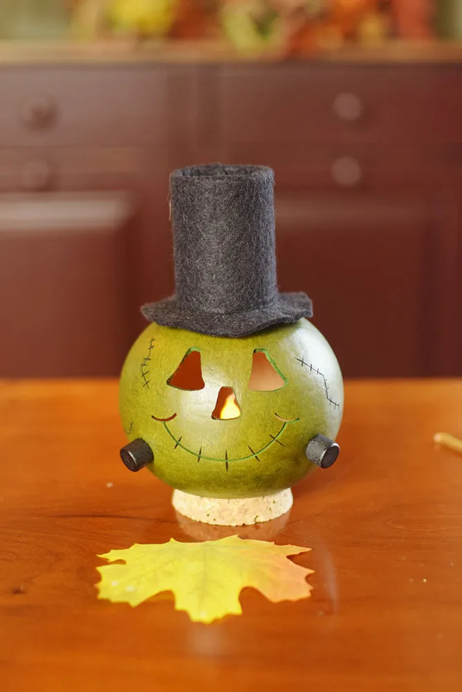 SteveFrankenstein Gourd - Available in Multiple Sizes