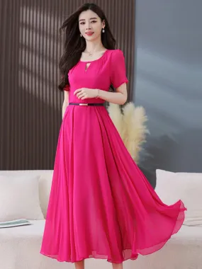 Summer New Elegant Formal Fashion Evening Prom Long Dresses Women