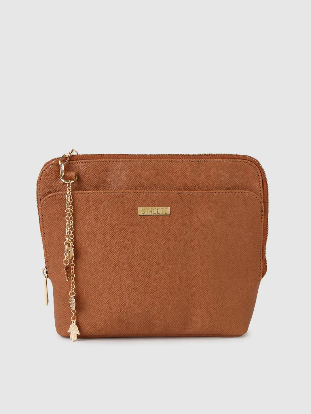 Tan Pouch Clutch