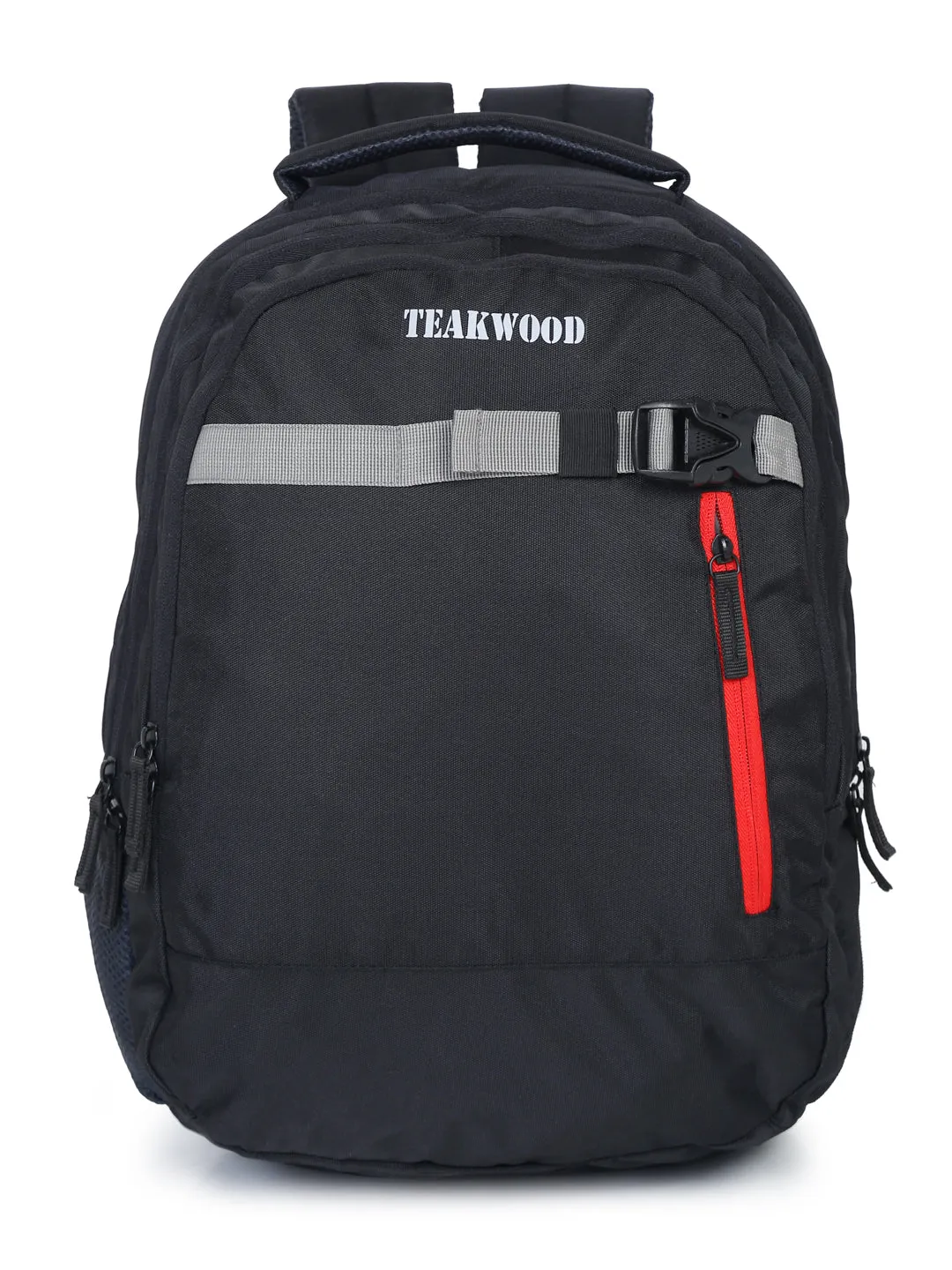 Teakwood Genuine Polyester Backpack - Black