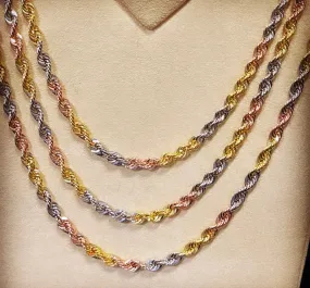 Three colours rope chain MC141