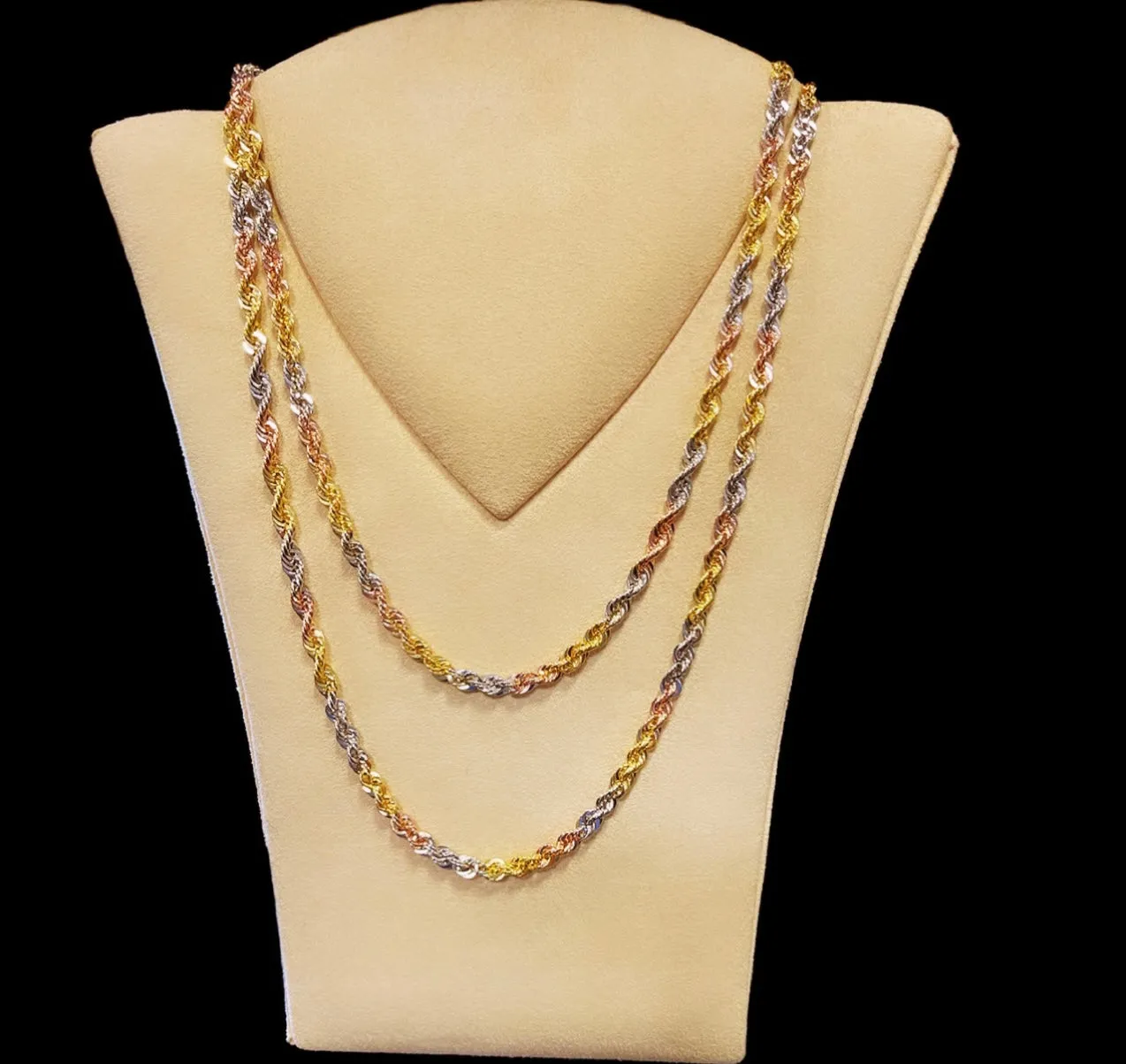 Three colours rope chain MC142