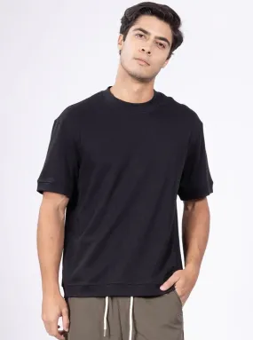 Urban Ease Black Loose Fit Tee