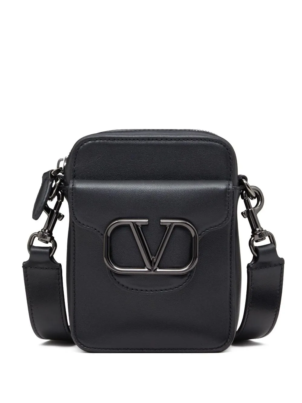 VALENTINO GARAVANI Mini Elegant Leather Crossbody Bag for Men