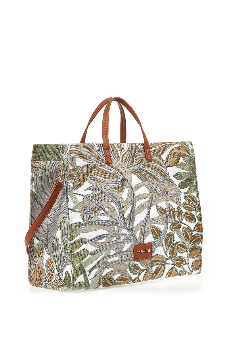 VERDE FASHION | Borsa tote fantasia