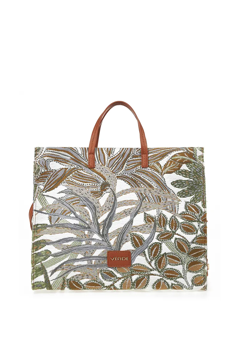 VERDE FASHION | Borsa tote fantasia