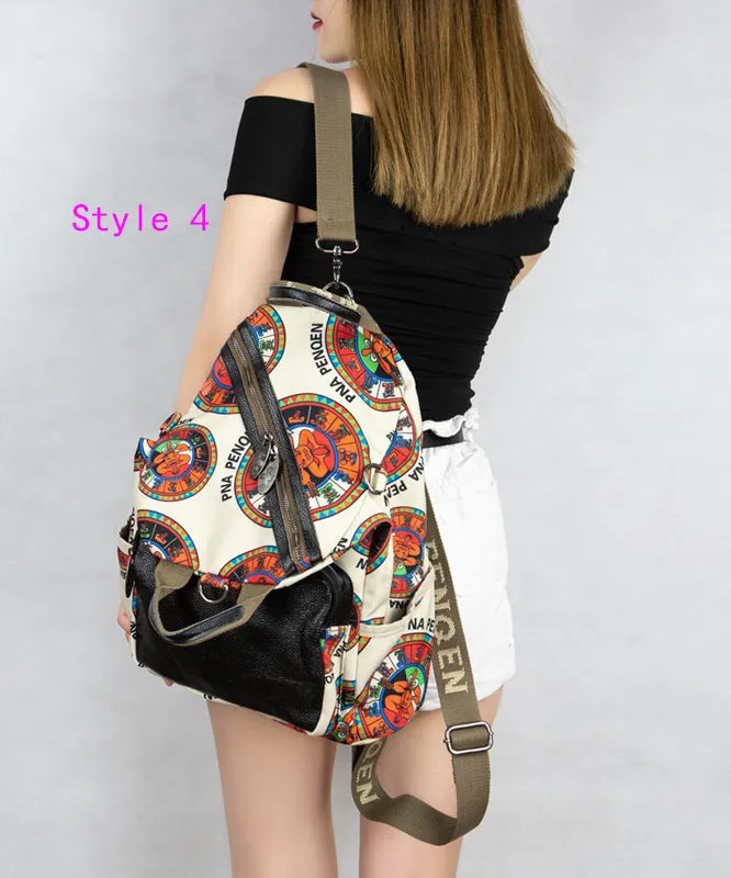 Versatile Large Capacity Fashion Printed One Shoulder Crossbody Bag ZX1043