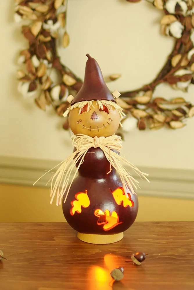 Winfield Scarecrow Gourd in Multiple Sizes