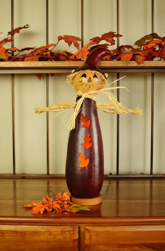 Winfield Scarecrow Gourd in Multiple Sizes